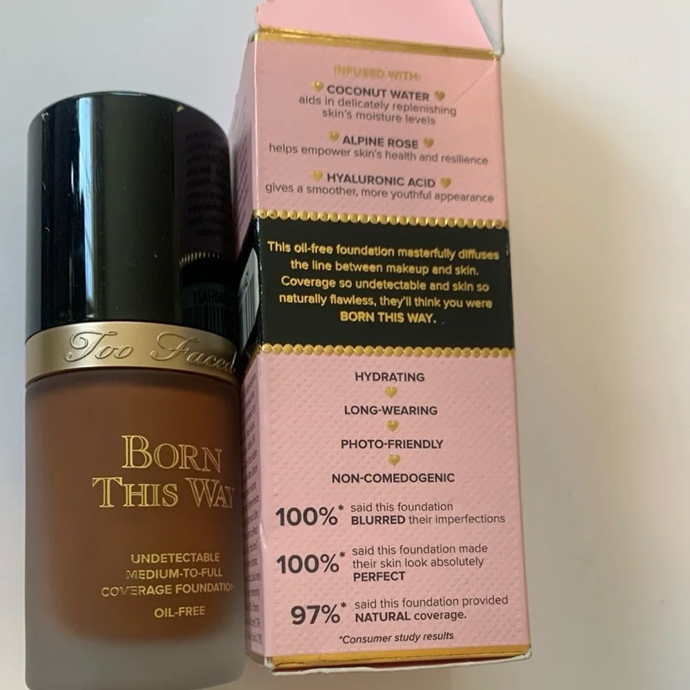 Too Faced Brown Foundation Medium-to-Full Coverage